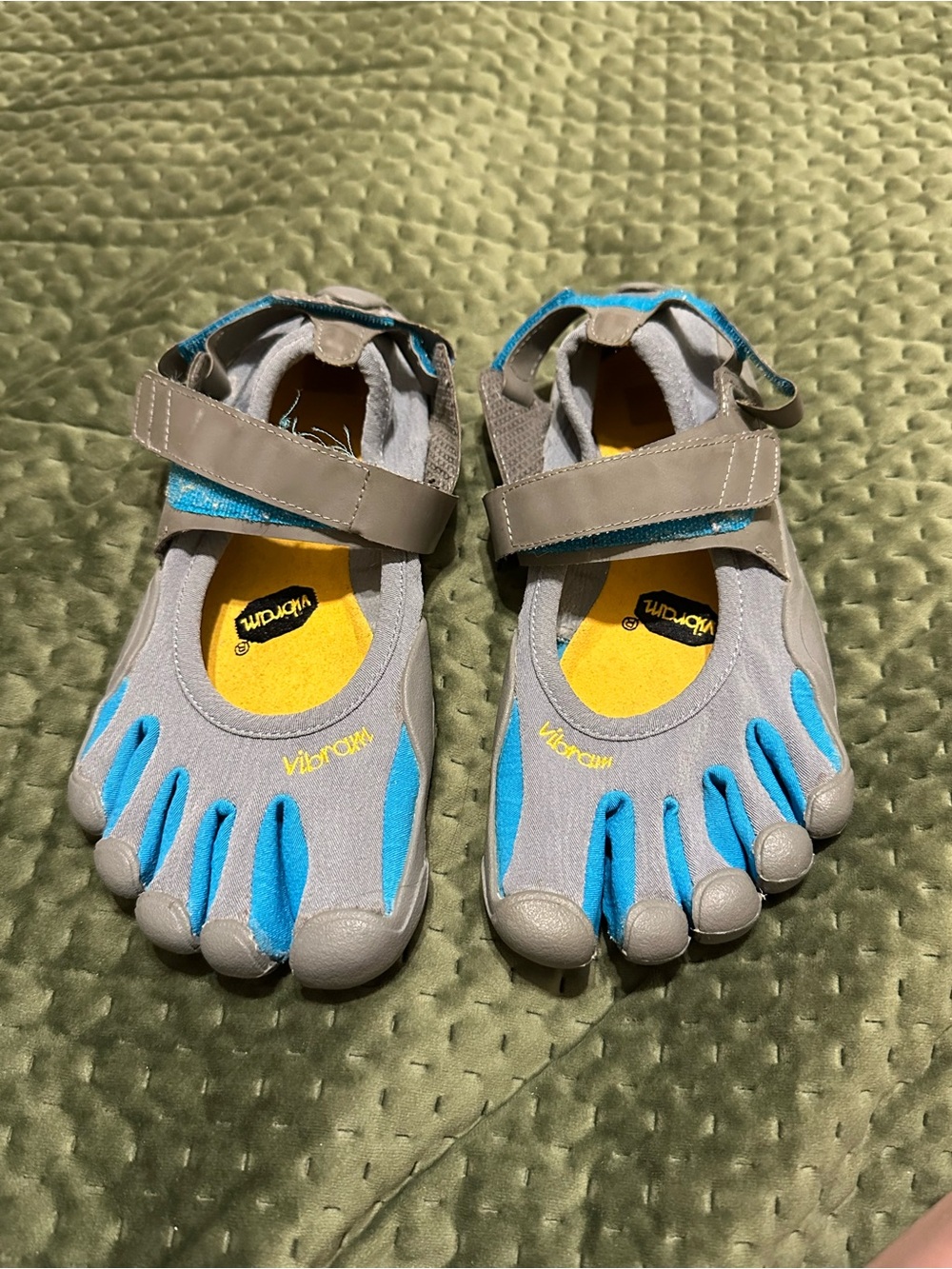 Vibram FiveFingers Toe Shoes - Gray & Blue
